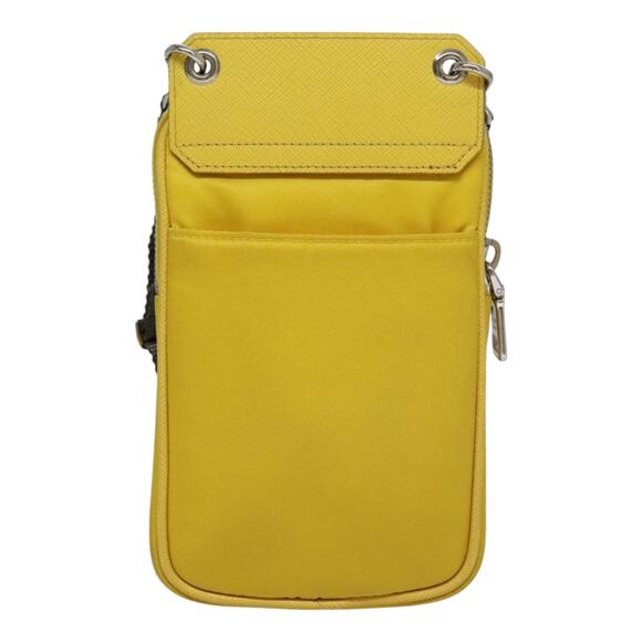 PRADA Shoulder Bag Nylon Yellow - Picture 3 of 16